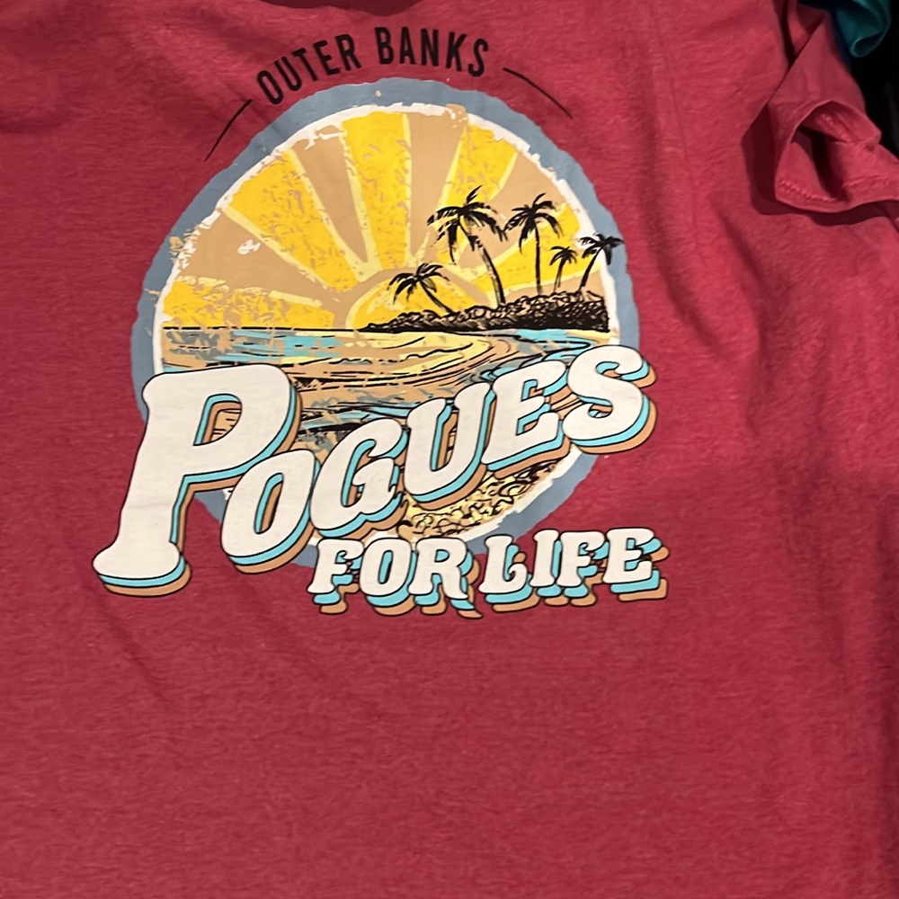 Outer Banks Pogues for Life T-Shirt - Red